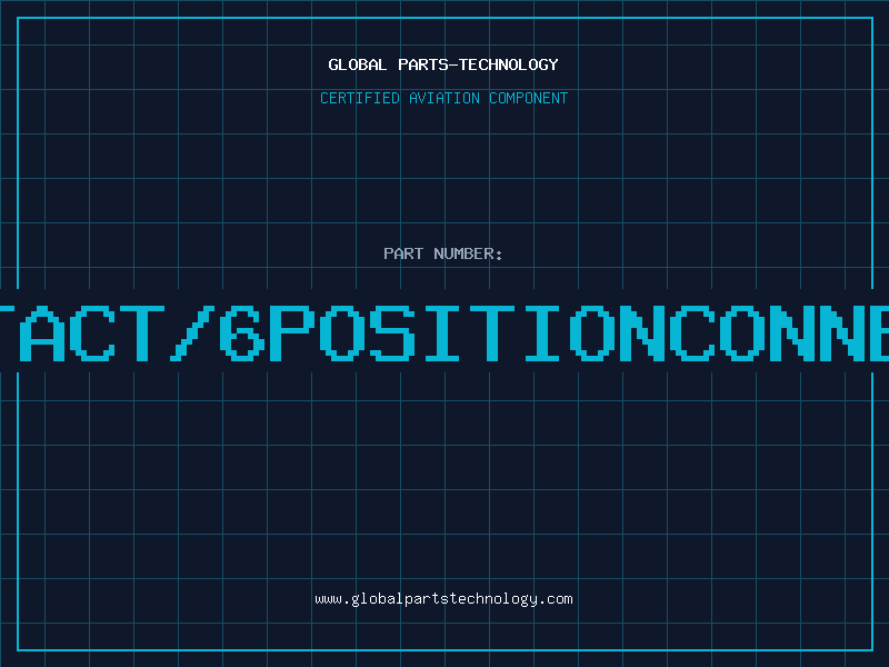 Aviation Part 4CONTACT/6POSITIONCONNECTOR