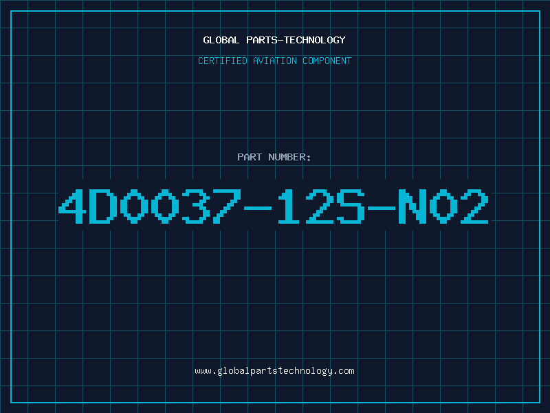 Aviation Part 4D0037-12S-N02