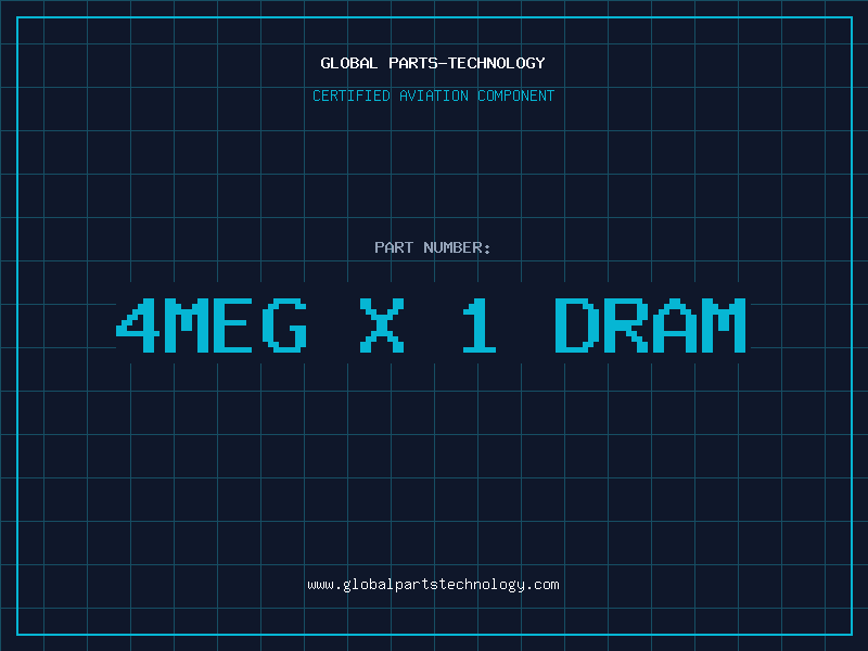 Aviation Part 4MEG X 1 DRAM