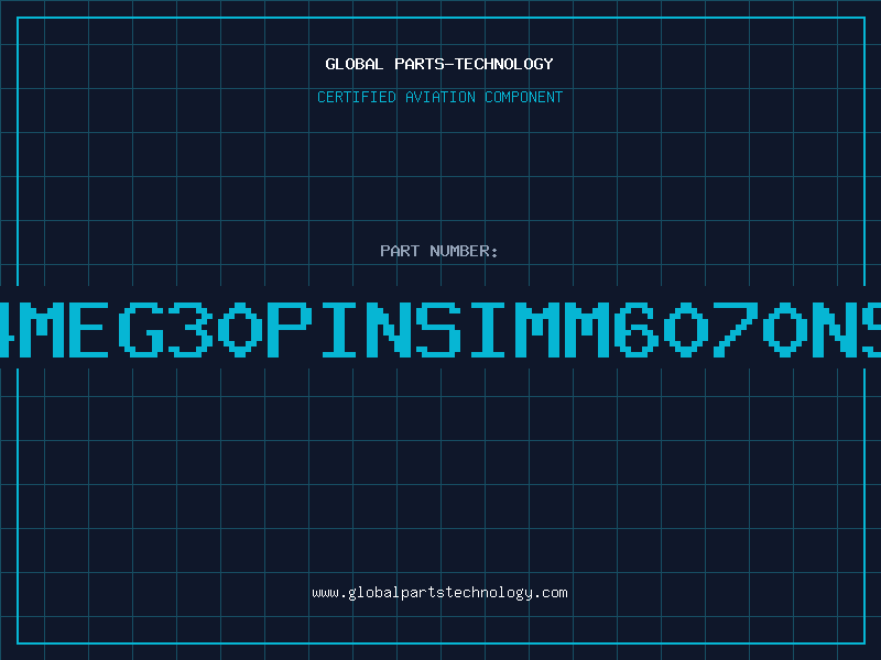 Aviation Part 4MEG30PINSIMM6070NS
