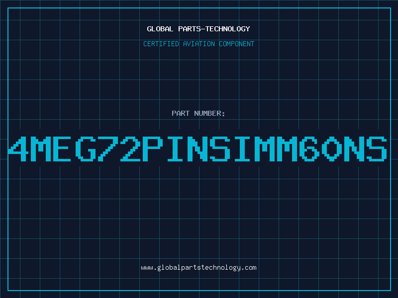 Aviation Part 4MEG72PINSIMM60NS