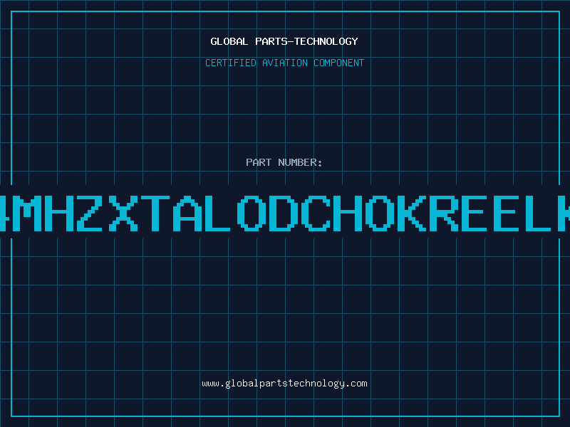 Aviation Part 4MHZXTALODCHOKREELK
