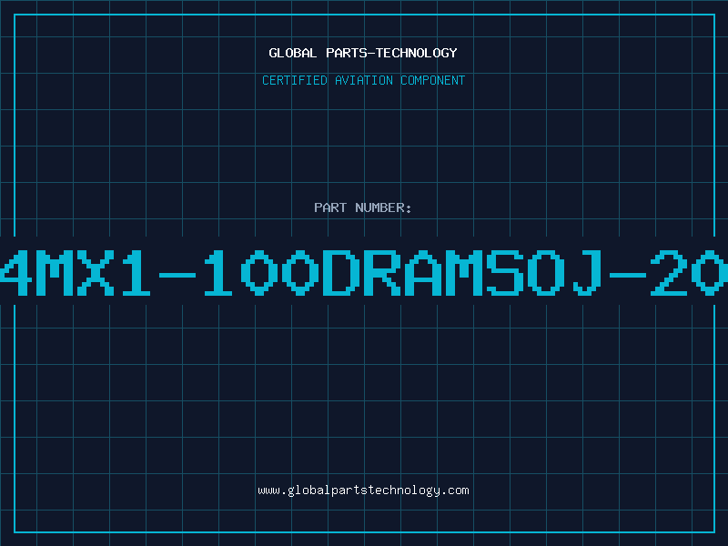 Aviation Part 4MX1-100DRAMSOJ-20