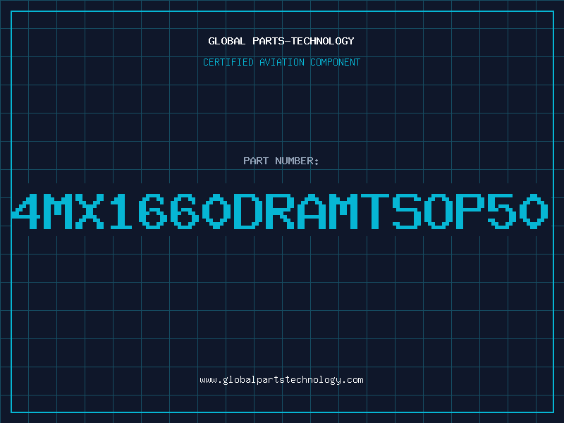 Aviation Part 4MX1660DRAMTSOP50