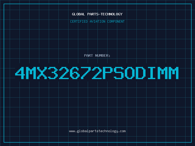 Aviation Part 4MX32672PSODIMM