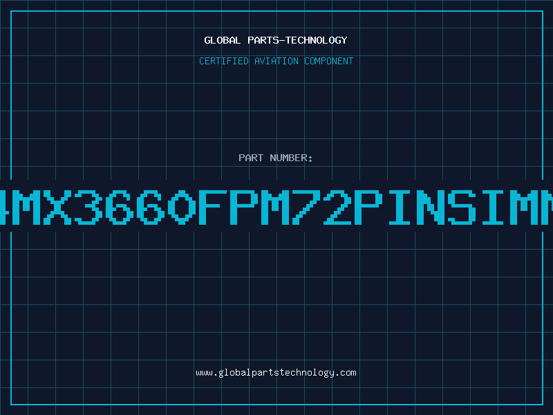 Aviation Part 4MX3660FPM72PINSIMM