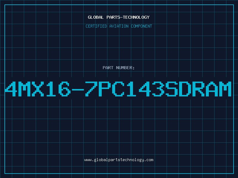 Aviation Part 4Mx16-7PC143SDRAM