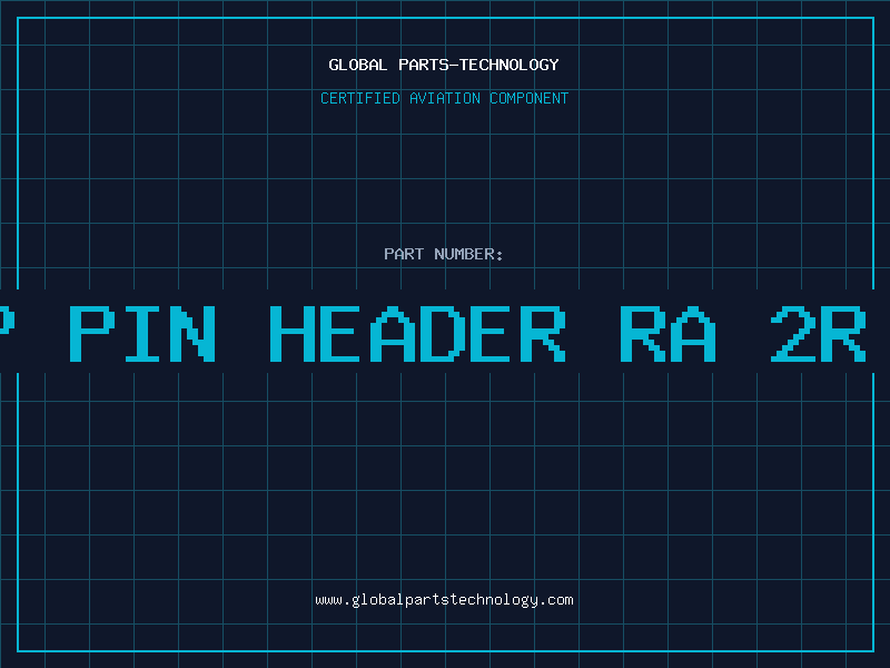 Aviation Part 4P PIN HEADER RA 2R 2