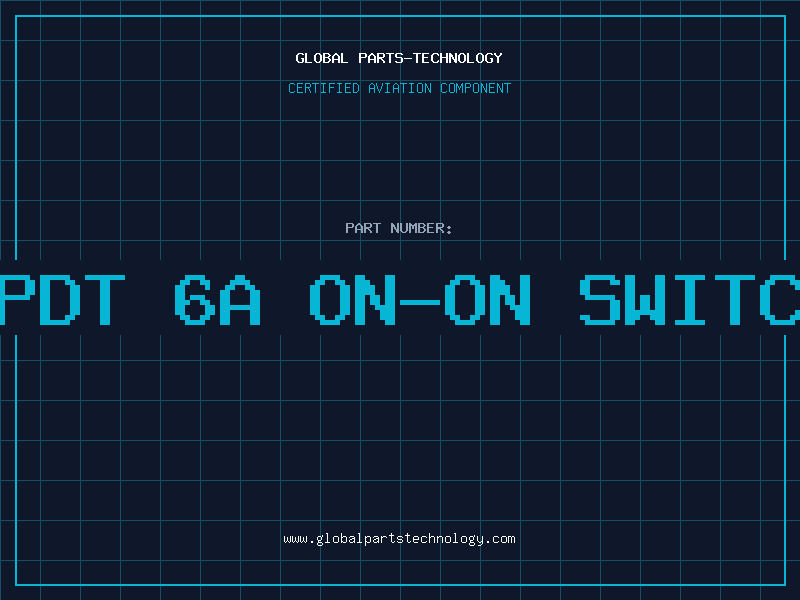 Aviation Part 4PDT 6A ON-ON Switch