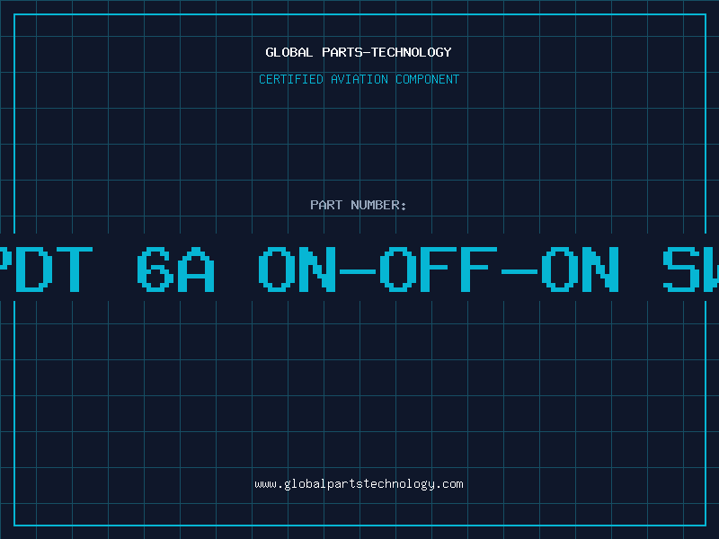 Aviation Part 4PDT 6A On-Off-On Swi