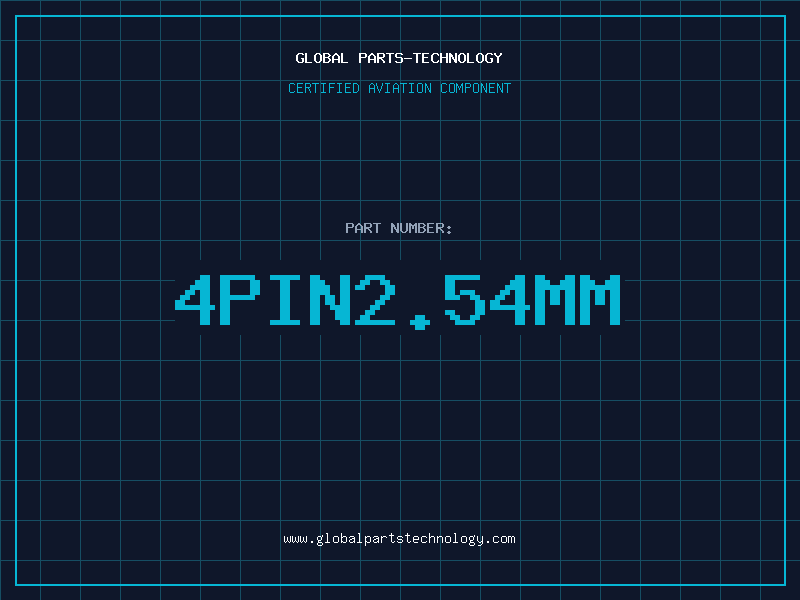 Aviation Part 4PIN2.54MM