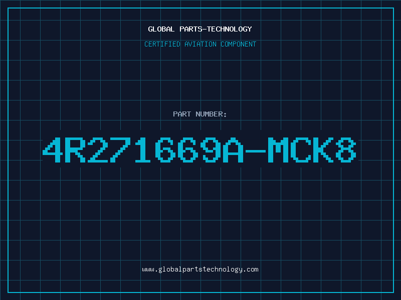 Aviation Part 4R271669A-MCK8