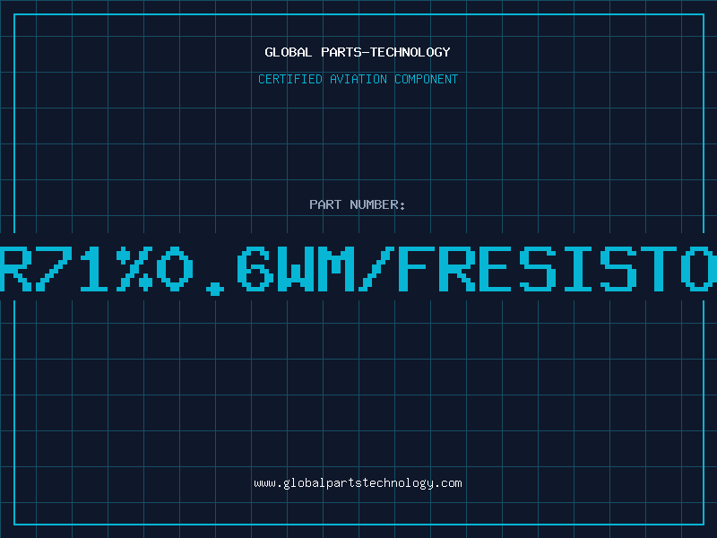 Aviation Part 4R71%0.6WM/FRESISTOR