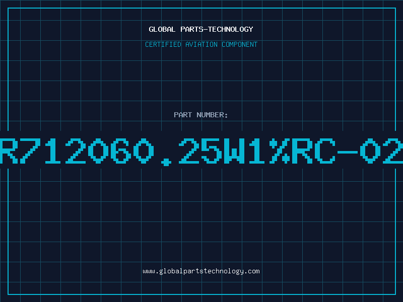 Aviation Part 4R712060.25W1%RC-02H
