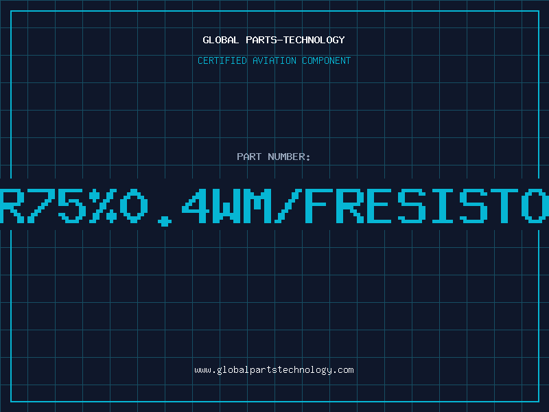 Aviation Part 4R75%0.4WM/FRESISTOR