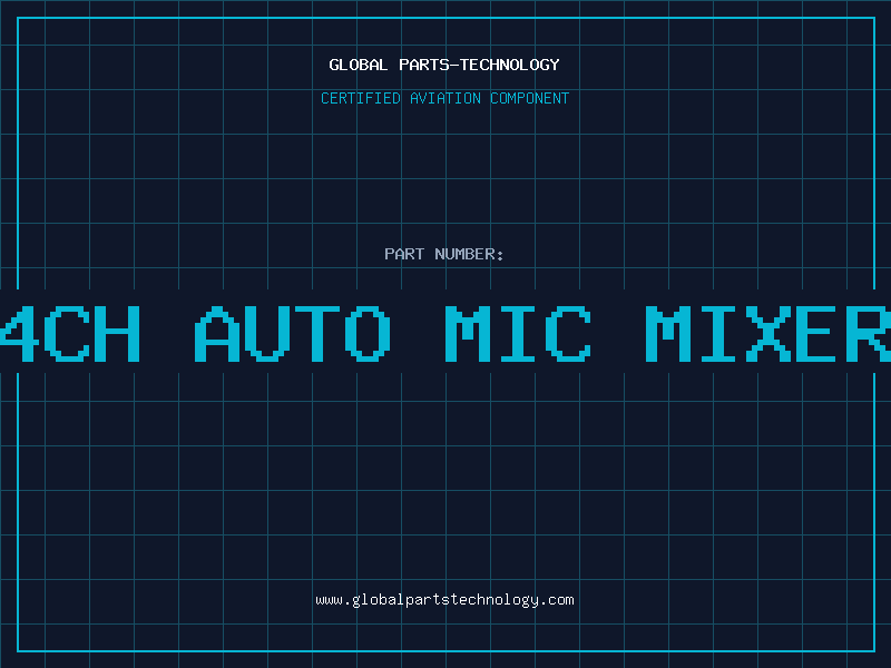 Aviation Part 4ch Auto Mic Mixer