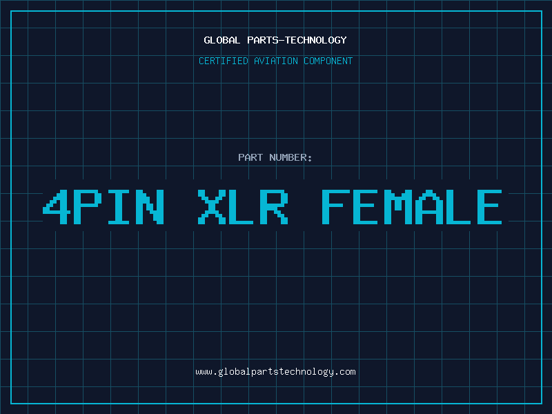 Aviation Part 4pin XLR Female