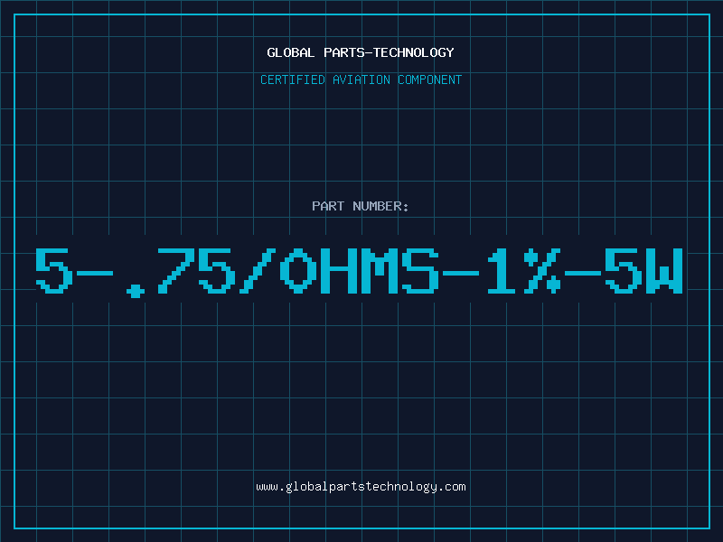 Aviation Part 5-.75/0HMS-1%-5W
