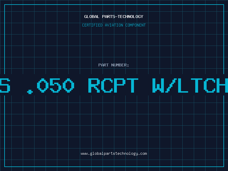 Aviation Part 50 POS .050 RCPT W/LTCH BLKS