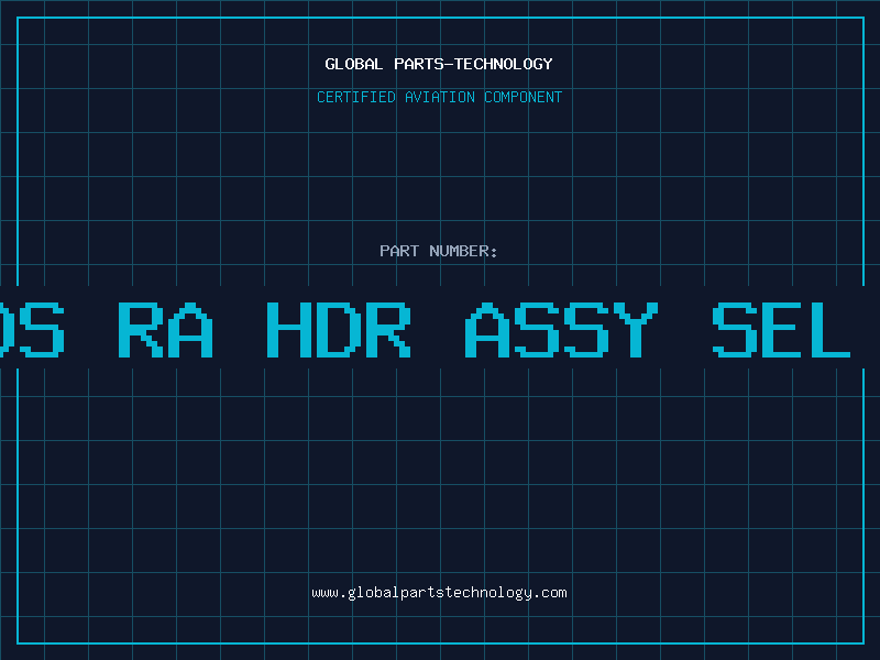 Aviation Part 50 POS RA HDR ASSY SEL PLTD