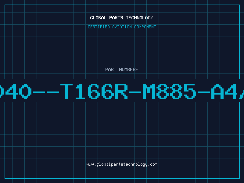 Aviation Part 50-04000-040--T166R-M885-A4/SY12V1Amp
