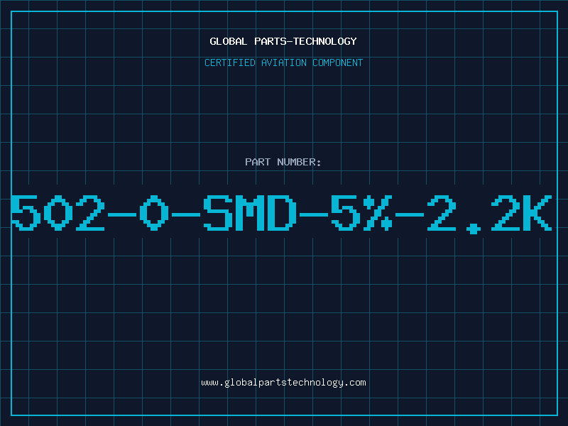 Aviation Part 502-0-SMD-5%-2.2K
