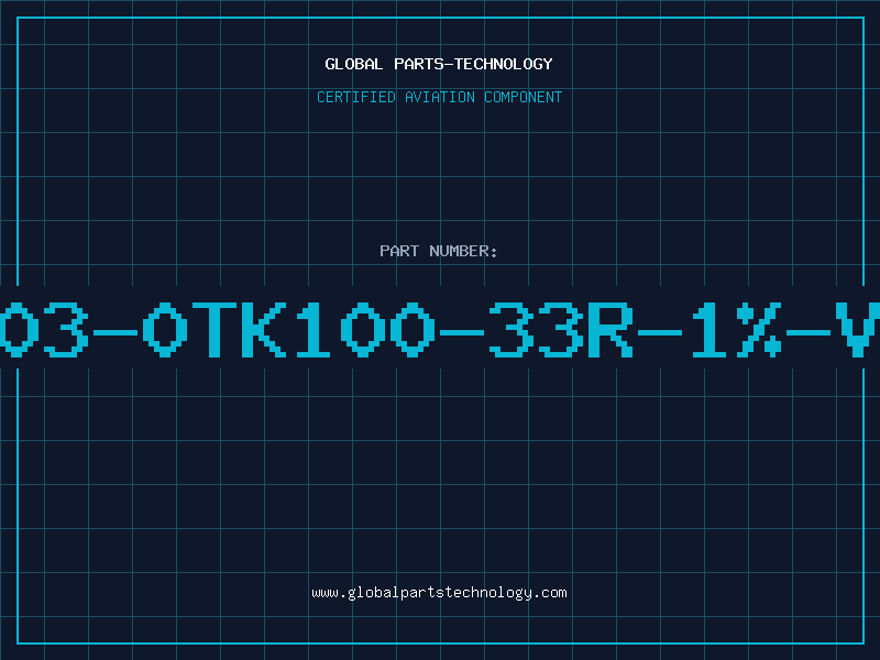 Aviation Part 503-0TK100-33R-1%-V5
