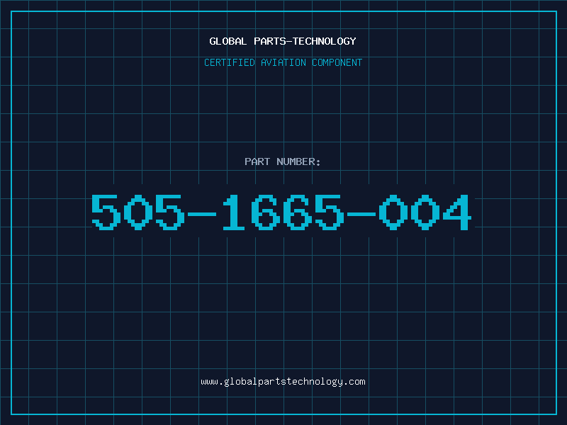 Aviation Part 505-1665-004