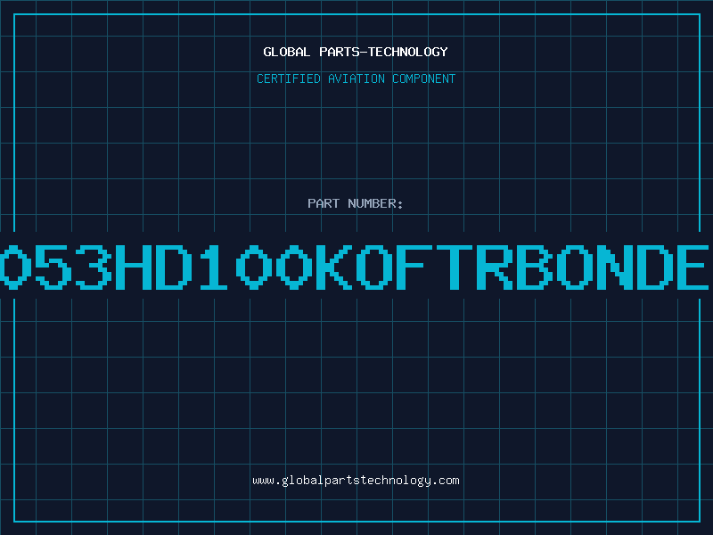 Aviation Part 5053HD100KOFTRBONDED