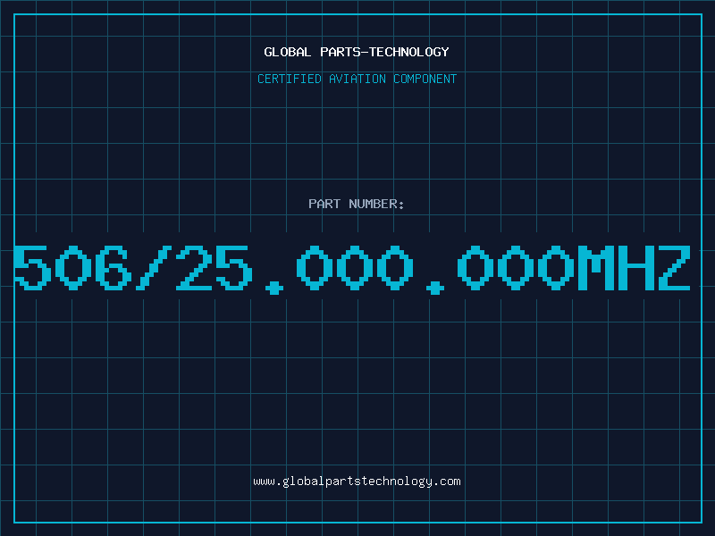 Aviation Part 506/25.000.000MHZ