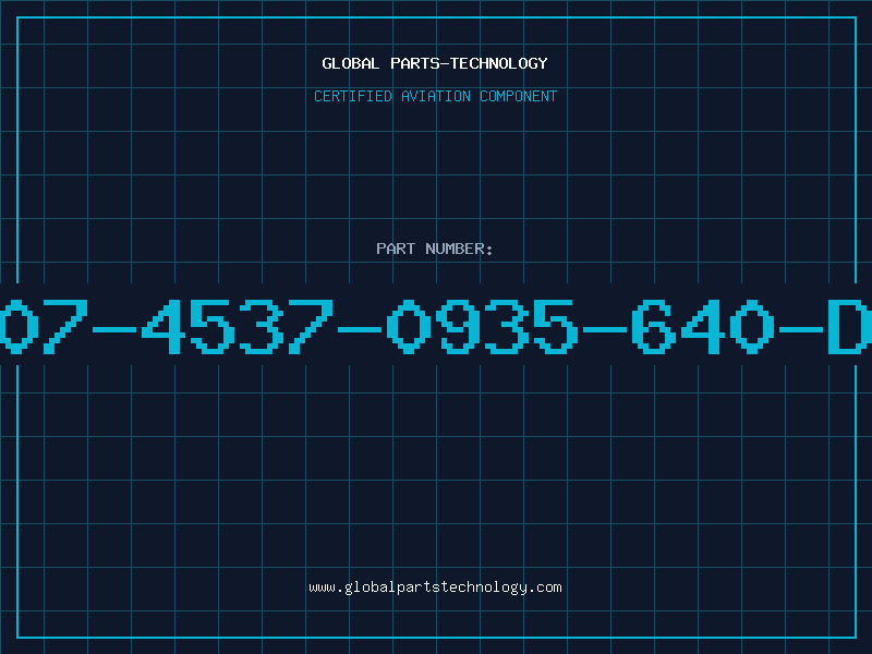 Aviation Part 507-4537-0935-640-DL