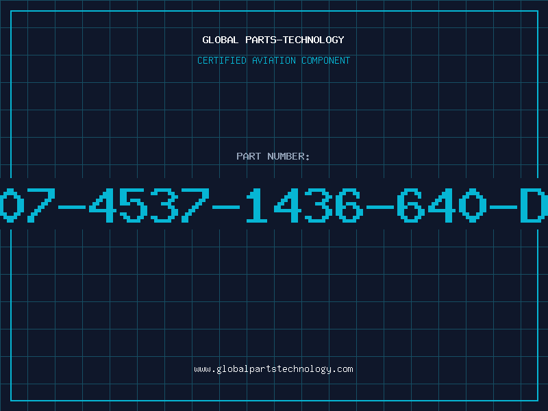 Aviation Part 507-4537-1436-640-DL