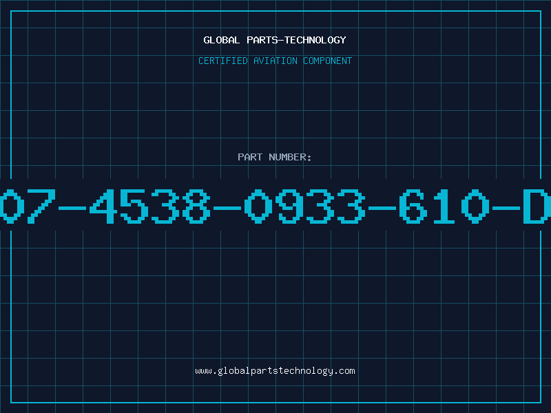 Aviation Part 507-4538-0933-610-DL