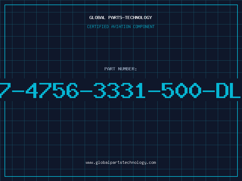 Aviation Part 507-4756-3331-500-DLCO