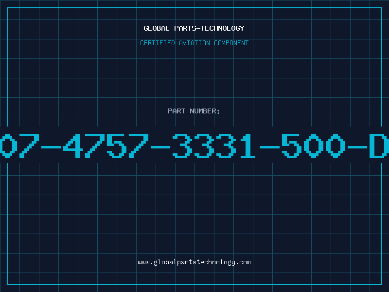 Aviation Part 507-4757-3331-500-DL