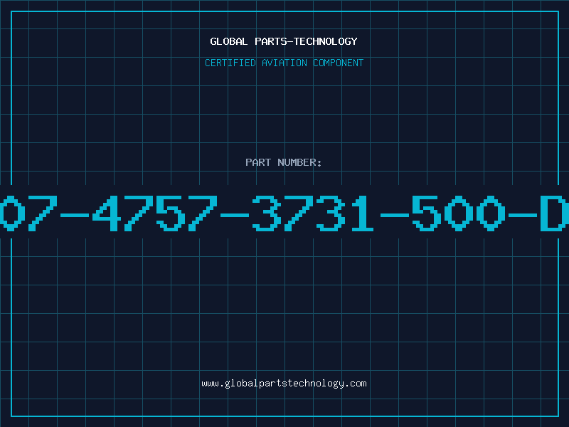 Aviation Part 507-4757-3731-500-DL