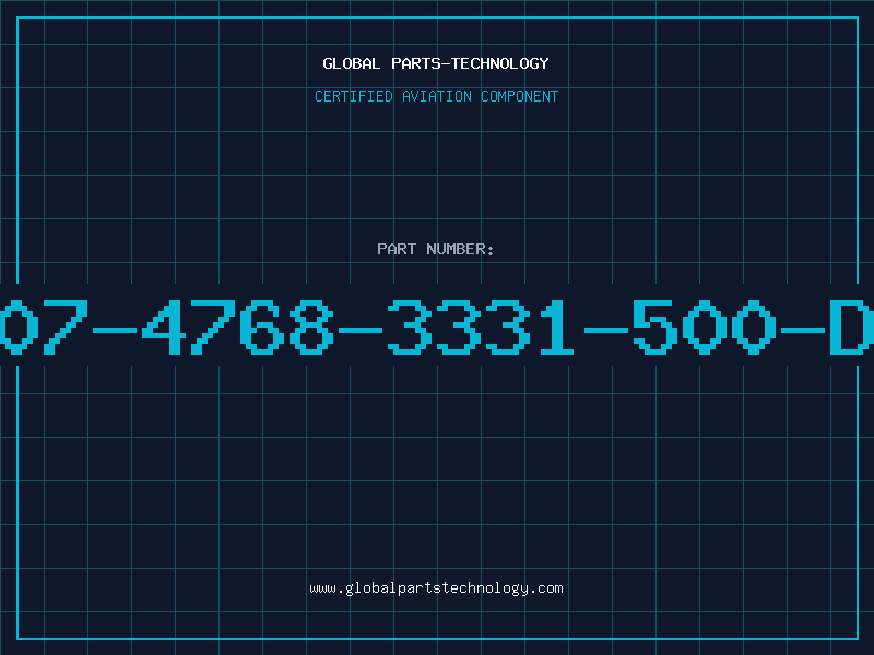 Aviation Part 507-4768-3331-500-DL
