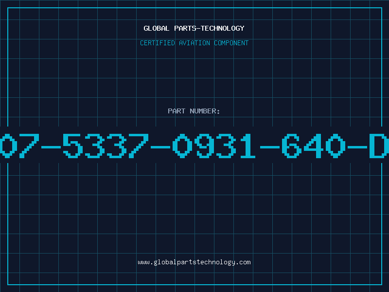 Aviation Part 507-5337-0931-640-DL