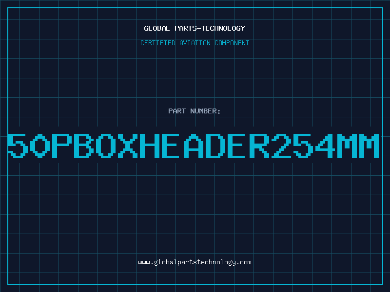 Aviation Part 50PBOXHEADER254mm