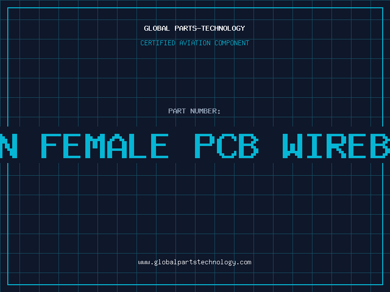 Aviation Part 50Pin Female PCB Wirebound
