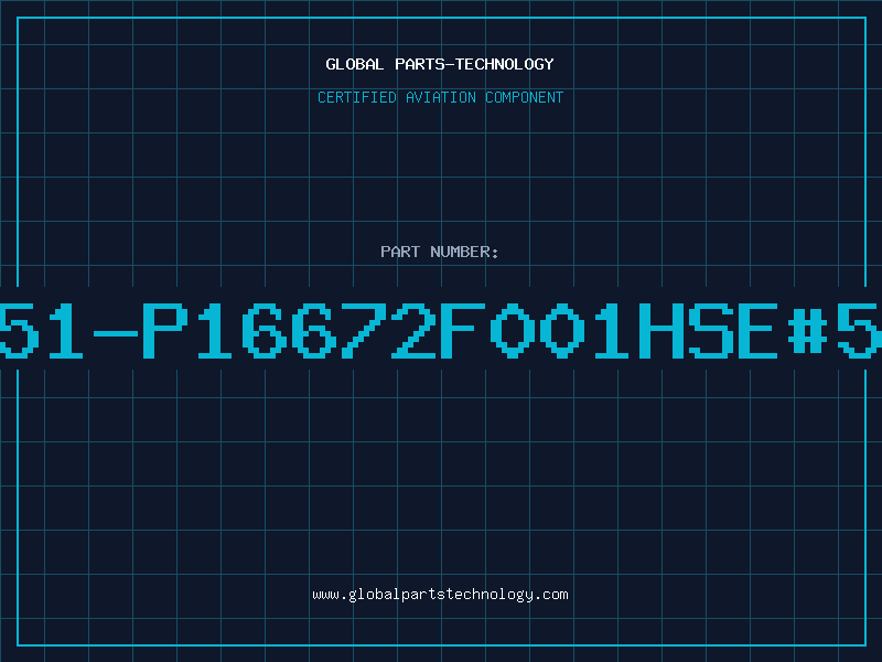 Aviation Part 51-P16672F001HSE#5
