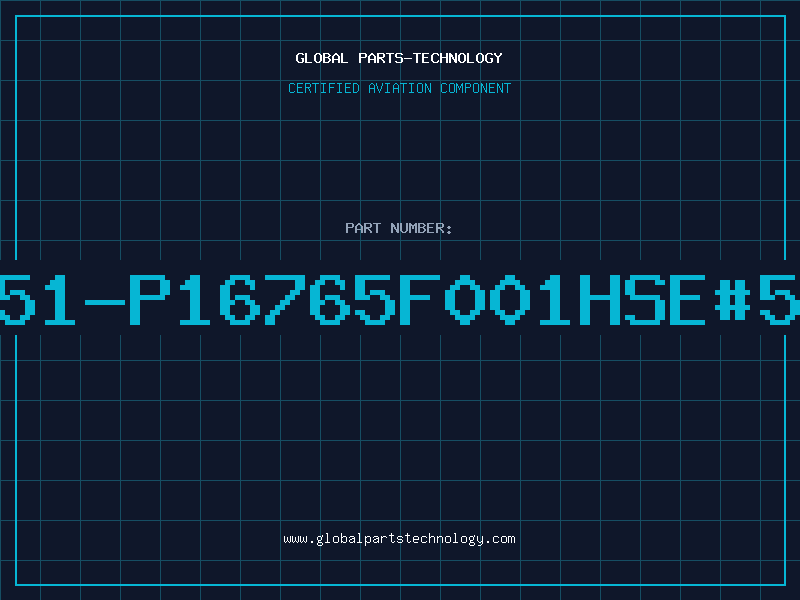 Aviation Part 51-P16765F001HSE#5
