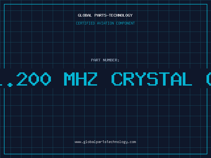 Aviation Part 51.200 MHZ CRYSTAL OS