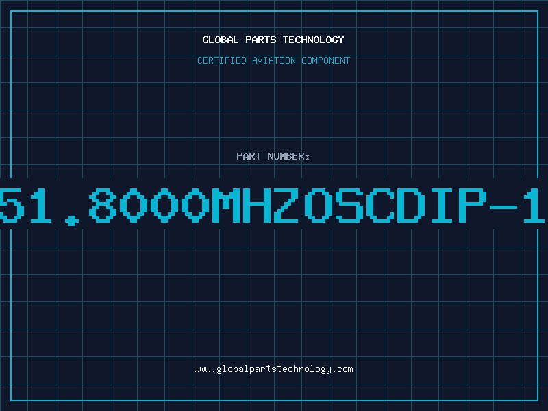 Aviation Part 51.8000MHZOSCDIP-1