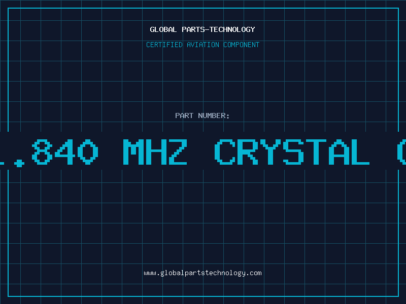 Aviation Part 51.840 MHZ CRYSTAL OS