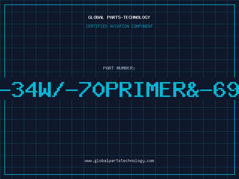 Aviation Part 5101580-34W/-70PRIMER&-69COATING