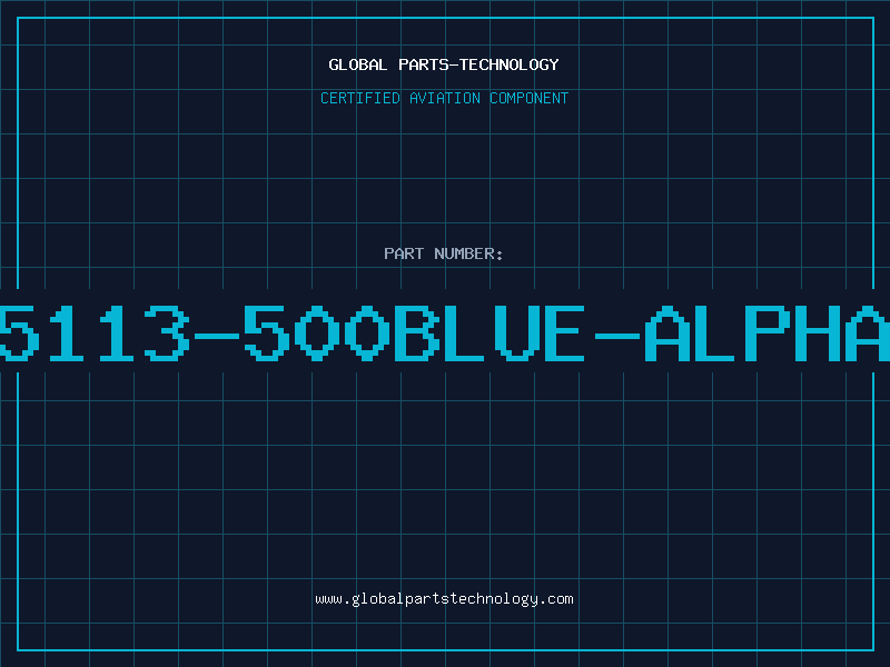 Aviation Part 5113-500BLUE-ALPHA