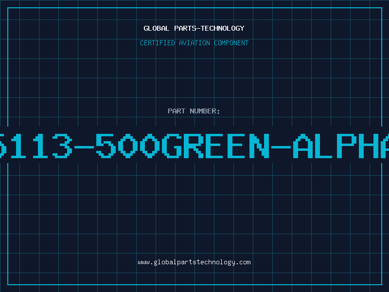 Aviation Part 5113-500GREEN-ALPHA
