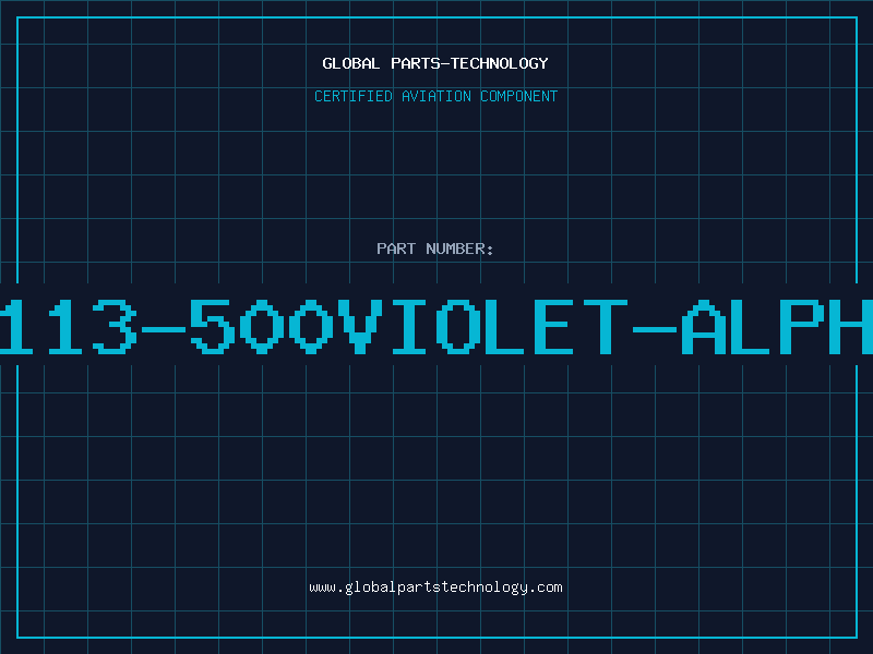 Aviation Part 5113-500VIOLET-ALPHA