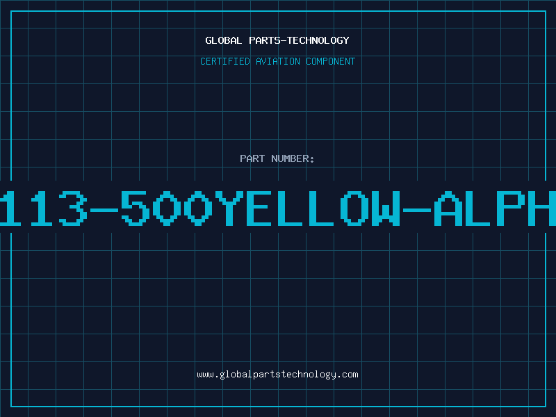 Aviation Part 5113-500YELLOW-ALPHA